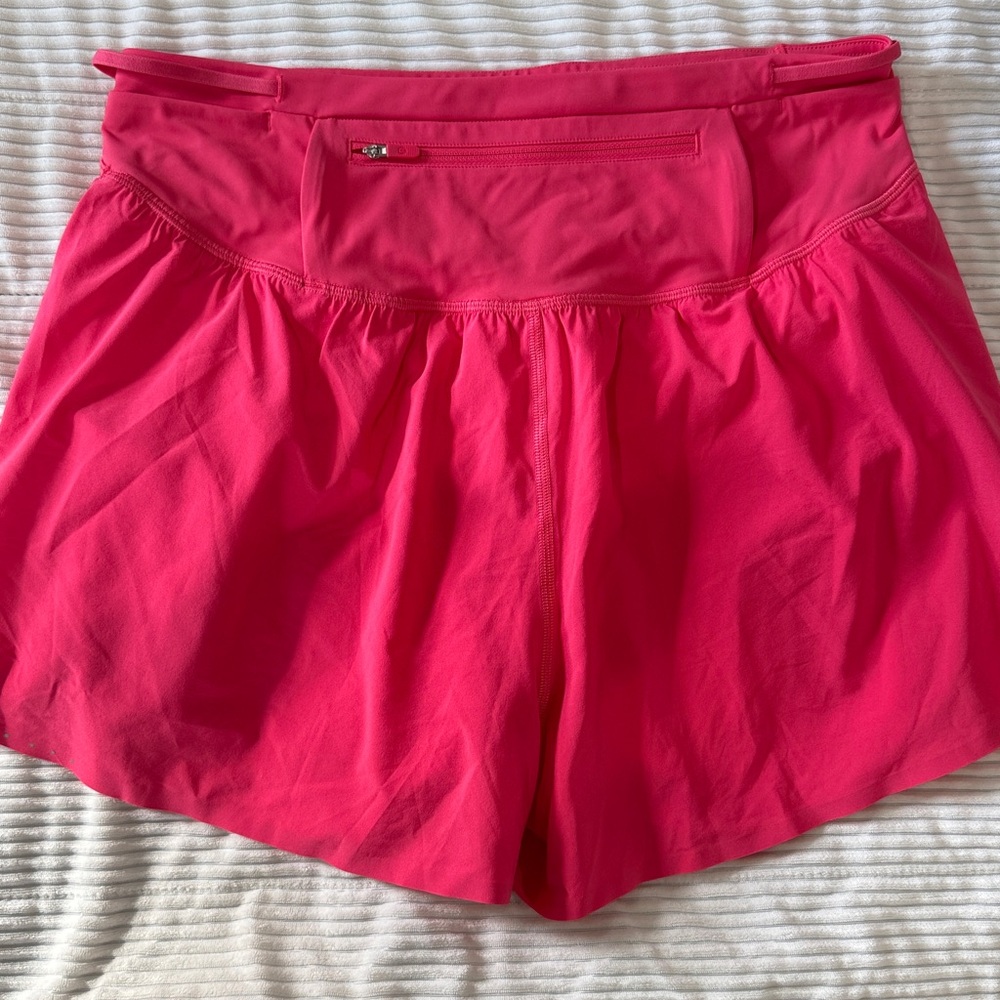 lululemon athletica nulux road to trail sonic pink shorts size 12 - Picture 6 of 8